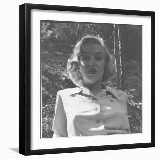 Marilyn Monroe in California-Ed Clark-Framed Photographic Print