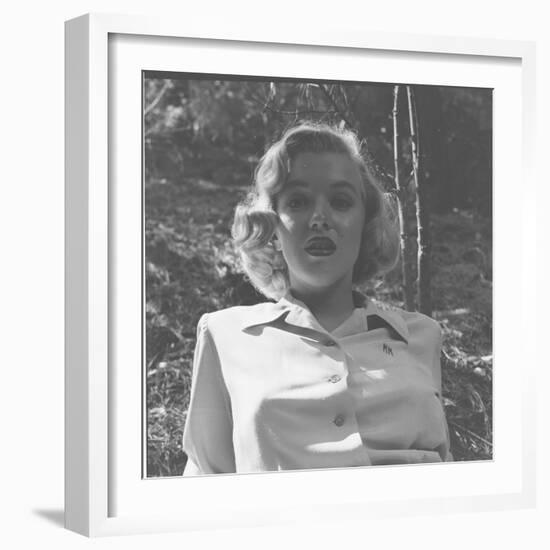 Marilyn Monroe in California-Ed Clark-Framed Photographic Print