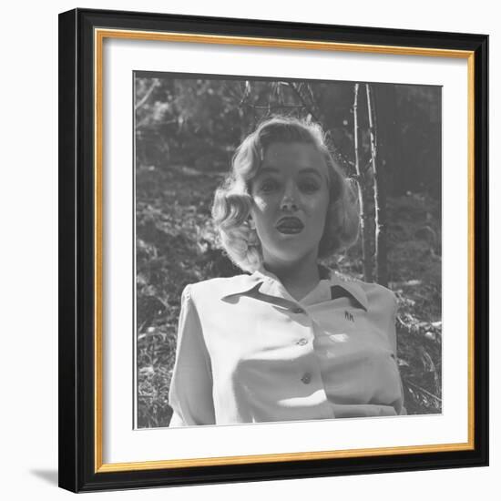 Marilyn Monroe in California-Ed Clark-Framed Photographic Print