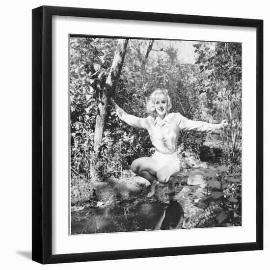 Marilyn Monroe in California-Ed Clark-Framed Photographic Print