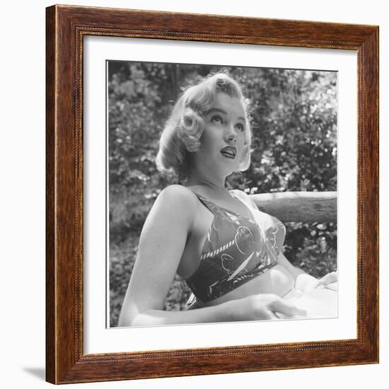 Marilyn Monroe in California-Ed Clark-Framed Photographic Print