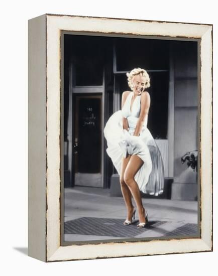 Marilyn Monroe in 'The Seven Year Itch', 1955-null-Framed Stretched Canvas