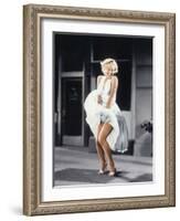 Marilyn Monroe in 'The Seven Year Itch', 1955-null-Framed Photo