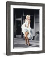 Marilyn Monroe in 'The Seven Year Itch', 1955-null-Framed Photo
