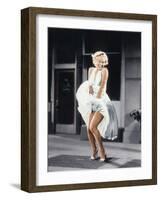 Marilyn Monroe in 'The Seven Year Itch', 1955-null-Framed Photo