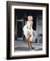 Marilyn Monroe in 'The Seven Year Itch', 1955-null-Framed Photo