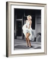 Marilyn Monroe in 'The Seven Year Itch', 1955-null-Framed Photo