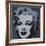 Marilyn Monroe (Marilyn), 1967 (black)-Andy Warhol-Framed Art Print