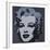 Marilyn Monroe (Marilyn), 1967 (black)-Andy Warhol-Framed Art Print