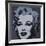 Marilyn Monroe (Marilyn), 1967 (black)-Andy Warhol-Framed Art Print