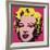 Marilyn Monroe (Marilyn), 1967 (hot pink)-Andy Warhol-Framed Art Print