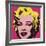 Marilyn Monroe (Marilyn), 1967 (hot pink)-Andy Warhol-Framed Art Print