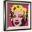 Marilyn Monroe (Marilyn), 1967 (hot pink)-Andy Warhol-Framed Art Print