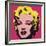 Marilyn Monroe (Marilyn), 1967 (hot pink)-Andy Warhol-Framed Art Print