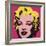 Marilyn Monroe (Marilyn), 1967 (hot pink)-Andy Warhol-Framed Art Print