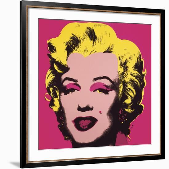 Marilyn Monroe (Marilyn), 1967 (hot pink)-Andy Warhol-Framed Art Print