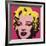 Marilyn Monroe (Marilyn), 1967 (hot pink)-Andy Warhol-Framed Art Print