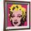 Marilyn Monroe (Marilyn), 1967 (hot pink)-Andy Warhol-Framed Art Print