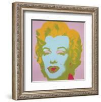 Marilyn Monroe (Marilyn), 1967 (pale pink)-Andy Warhol-Framed Art Print