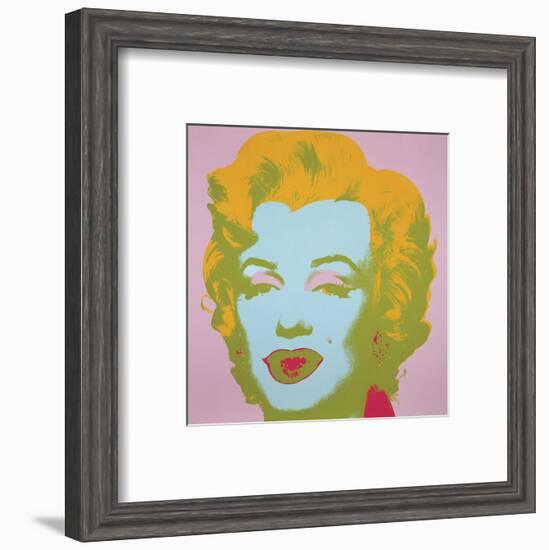 Marilyn Monroe (Marilyn), 1967 (pale pink)-Andy Warhol-Framed Art Print