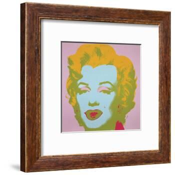 Marilyn Monroe (Marilyn), 1967 (pale pink)-Andy Warhol-Framed Art Print