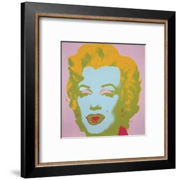 Marilyn Monroe (Marilyn), 1967 (pale pink)-Andy Warhol-Framed Art Print
