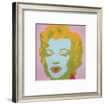 Marilyn Monroe (Marilyn), 1967 (pale pink)-Andy Warhol-Framed Art Print