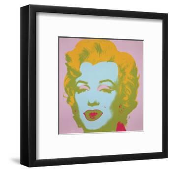 Marilyn Monroe (Marilyn), 1967 (pale pink)-Andy Warhol-Framed Art Print