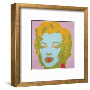 Marilyn Monroe (Marilyn), 1967 (pale pink)-Andy Warhol-Framed Art Print