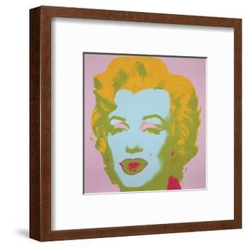 Marilyn Monroe (Marilyn), 1967 (pale pink)-Andy Warhol-Framed Art Print