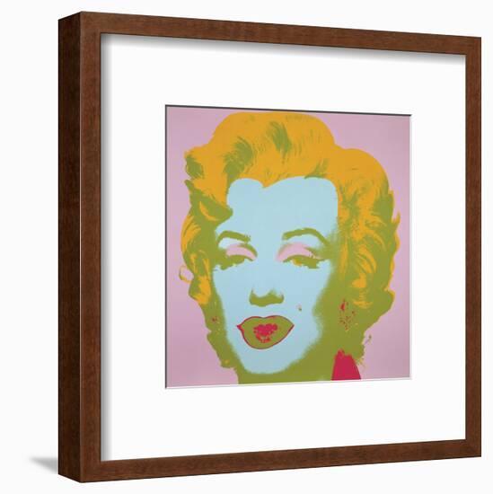 Marilyn Monroe (Marilyn), 1967 (pale pink)-Andy Warhol-Framed Art Print