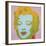 Marilyn Monroe (Marilyn), 1967 (pale pink)-Andy Warhol-Framed Art Print