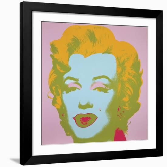 Marilyn Monroe (Marilyn), 1967 (pale pink)-Andy Warhol-Framed Art Print