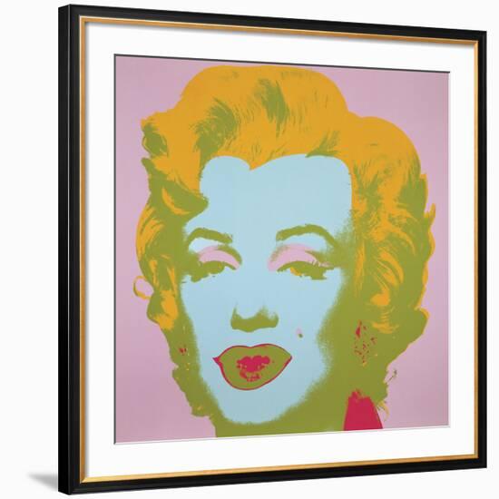 Marilyn Monroe (Marilyn), 1967 (pale pink)-Andy Warhol-Framed Art Print