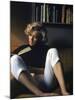 Marilyn Monroe Reading at Home-Alfred Eisenstaedt-Mounted Premium Photographic Print
