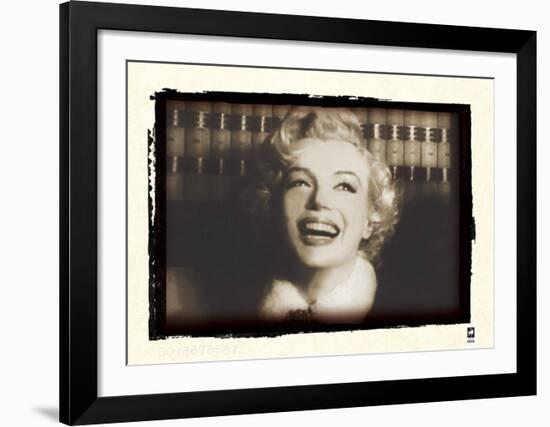 Marilyn Monroe Retrospective II-British Pathe-Framed Art Print