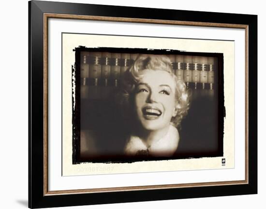 Marilyn Monroe Retrospective II-British Pathe-Framed Art Print