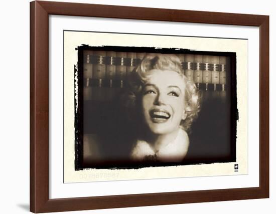 Marilyn Monroe Retrospective II-British Pathe-Framed Art Print