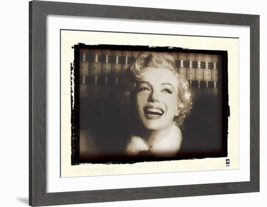 Marilyn Monroe Retrospective II-British Pathe-Framed Art Print