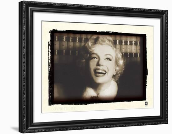 Marilyn Monroe Retrospective II-British Pathe-Framed Art Print