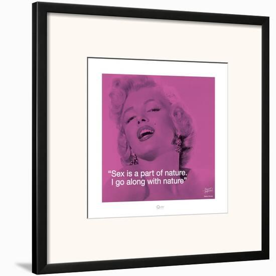Marilyn Monroe: Sex-null-Framed Art Print