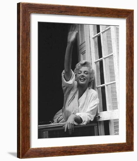 Marilyn Monroe V-British Pathe-Framed Art Print