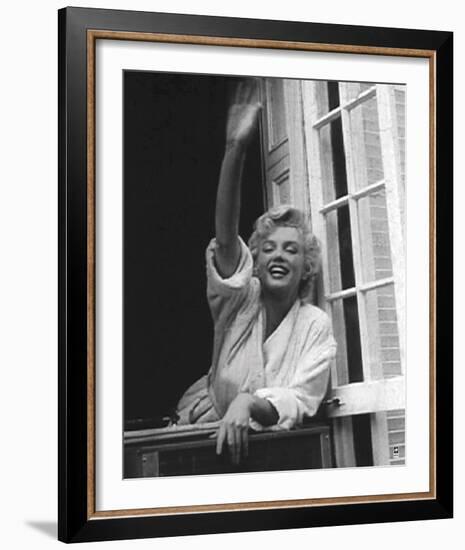 Marilyn Monroe V-British Pathe-Framed Art Print