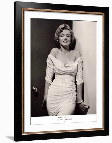 Marilyn Monroe-Philippe Halsman-Framed Art Print