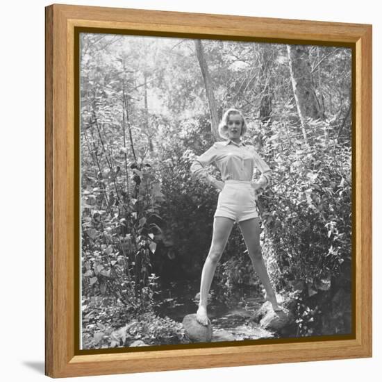 Marilyn Monroe-Ed Clark-Framed Premier Image Canvas