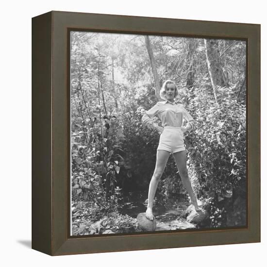 Marilyn Monroe-Ed Clark-Framed Premier Image Canvas