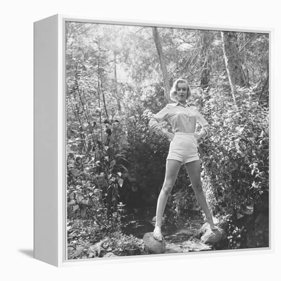 Marilyn Monroe-Ed Clark-Framed Premier Image Canvas