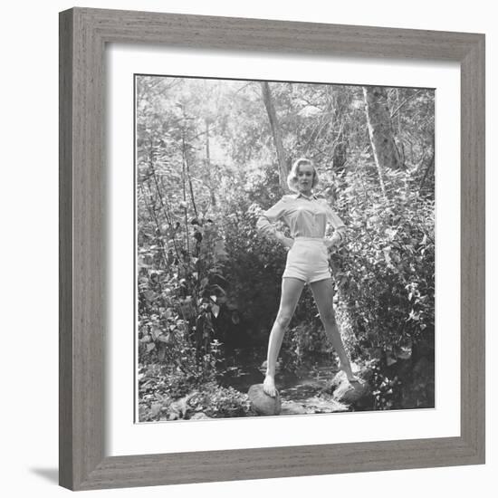 Marilyn Monroe-Ed Clark-Framed Premium Photographic Print