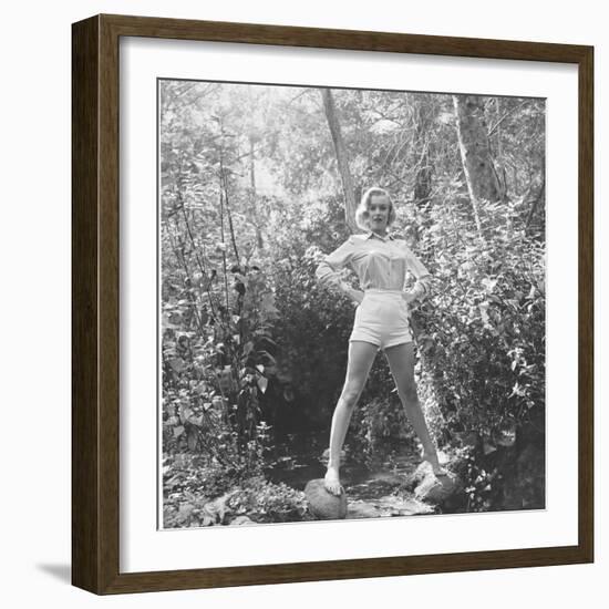 Marilyn Monroe-Ed Clark-Framed Premium Photographic Print