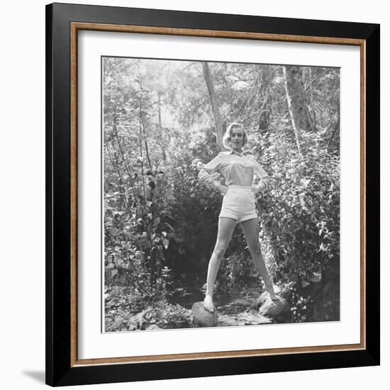 Marilyn Monroe-Ed Clark-Framed Premium Photographic Print